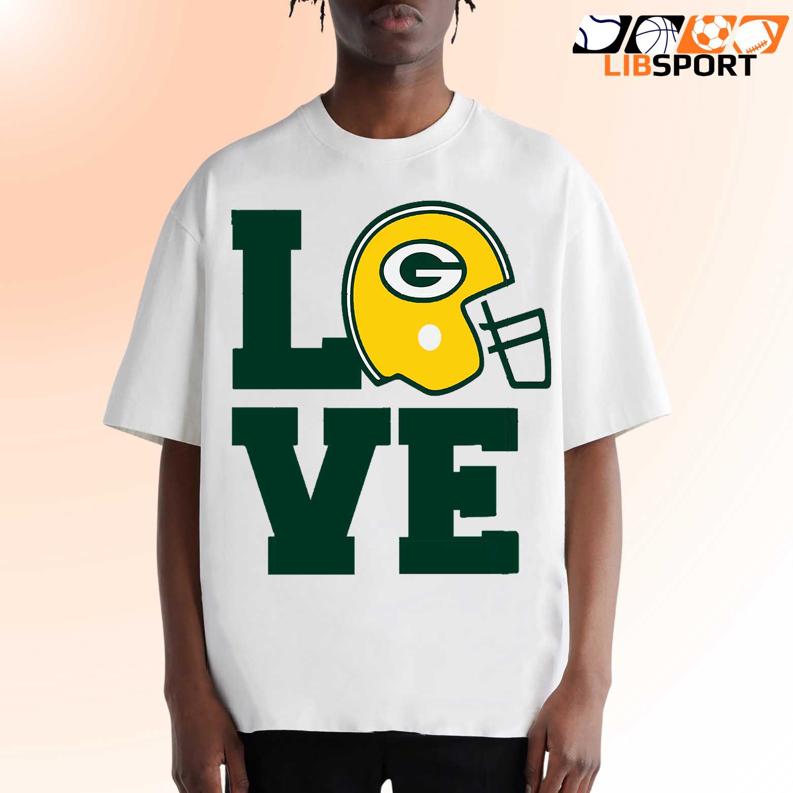 Packers Love T-Shirt, Nfl Game Day Tee, Unisex Fanwear